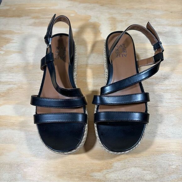 Naturalizer Peridot Espadrille Platform Sandals Women’s Size 7 Wide - Picture 4 of 7
